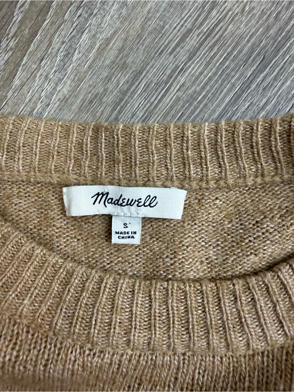 Madewell Ayres Wide-Sleeve Pullover Sweater Wool Blend Small - Picture 5 of 10